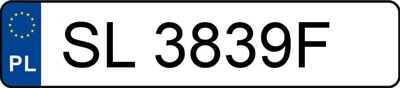 Numer rejestracyjny SL 3839F posiada VOLKSWAGEN Polo IV TDI MR`05 E4 Trendline - SL3839F