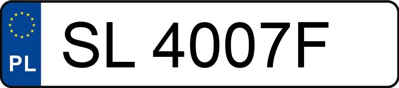 Numer rejestracyjny SL 4007F posiada TOYOTA AVENSIS - SL4007F Numer rejestracyjny SL 4007F posiada TOYOTA AVENSIS - SL4007F