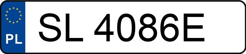 Numer rejestracyjny SL 4086E posiada BMW 116 - SL4086E Numer rejestracyjny SL 4086E posiada BMW 116 - SL4086E