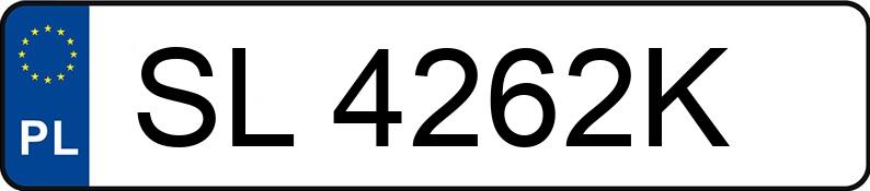 Numer rejestracyjny SL 4262K posiada MAZDA MAZDA3 - SL4262K