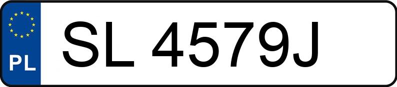 Numer rejestracyjny SL 4579J posiada DODGE JOURNEY - SL4579J