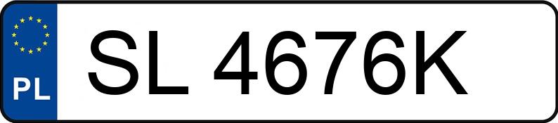 Numer rejestracyjny SL 4676K posiada SEAT ATECA - SL4676K Numer rejestracyjny SL 4676K posiada SEAT ATECA - SL4676K