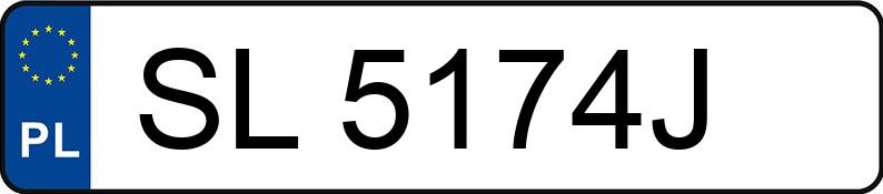 Il numero di registrazione SL 5174J ha BMW 320I - SL5174J
