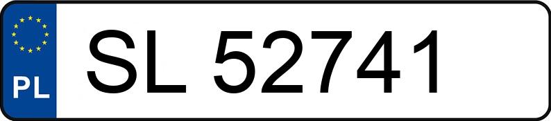 El número de registro SL 52741 tiene BMW 318i Kat. MR`01 E3 E46 318i Kat. MR`01 E3 E46 - SL52741
