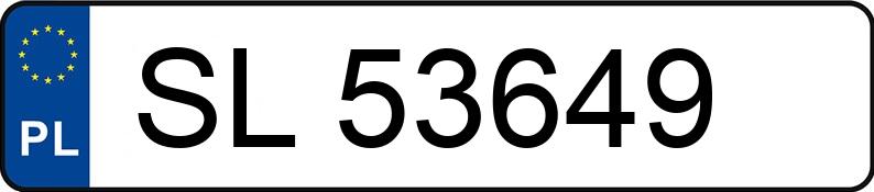 Numer rejestracyjny SL 53649 posiada FIAT BRAVO - SL53649