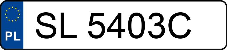 Numer rejestracyjny SL 5403C posiada PEUGEOT 206 - SL5403C