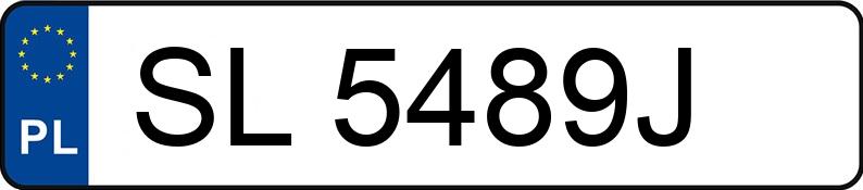 Numer rejestracyjny SL 5489J posiada CHEVROLET SPARK - SL5489J