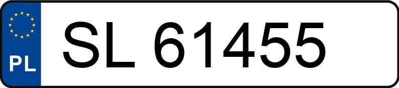 Numer rejestracyjny SL 61455 posiada AUDI A4 AVANT - SL61455 Numer rejestracyjny SL 61455 posiada AUDI A4 AVANT - SL61455