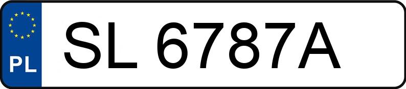 Numer rejestracyjny SL 6787A posiada SEAT IBIZA - SL6787A