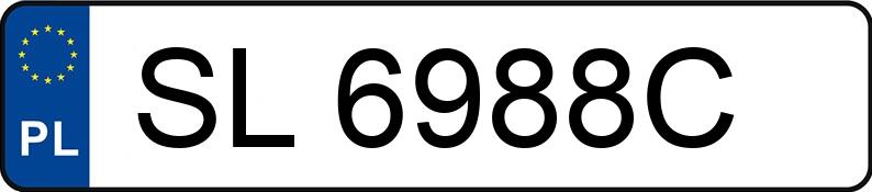 Numer rejestracyjny SL 6988C posiada SKODA FABIA - SL6988C