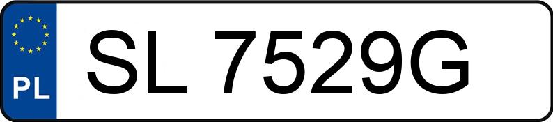 Numer rejestracyjny SL 7529G posiada CITROEN C4 PICASSO - SL7529G