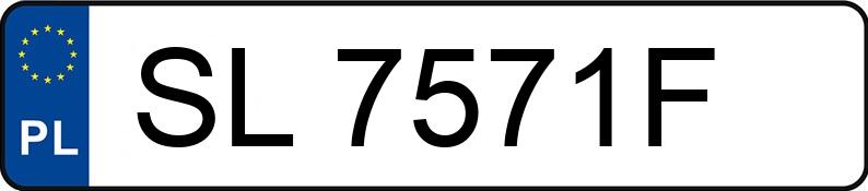 Numer rejestracyjny SL 7571F posiada VOLKSWAGEN POLO - SL7571F