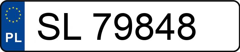 Numer rejestracyjny SL 79848 posiada BMW 3.0 D - SL79848