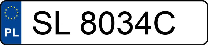 Numer rejestracyjny SL 8034C posiada VOLVO V40 - SL8034C Numer rejestracyjny SL 8034C posiada VOLVO V40 - SL8034C