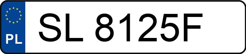 Numer rejestracyjny SL 8125F posiada SKODA FABIA - SL8125F