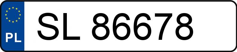 Numer rejestracyjny SL 86678 posiada FORD FOCUS - SL86678