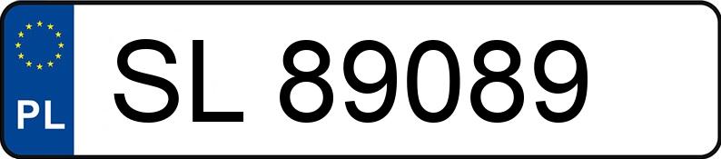 El número de registro SL 89089 tiene FORD MONDEO BA7 - SL89089