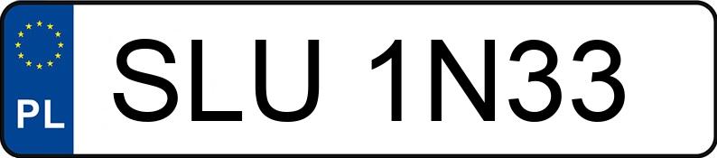O número de registro SLU 1N33 tem OPEL Vectra C 1.8 MR`02 E3 GTS Elegance - SLU1N33