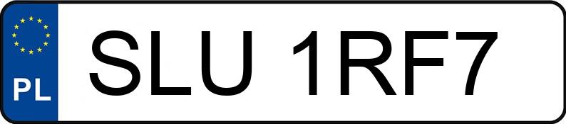 Numer rejestracyjny SLU 1RF7 posiada VOLKSWAGEN CADDY - SLU1RF7