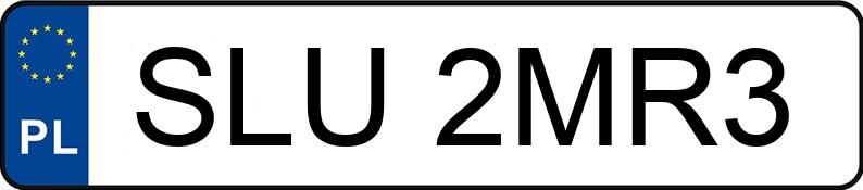 RegistreringsnummerSLU 2MR3 har AUDI A2 - SLU2MR3