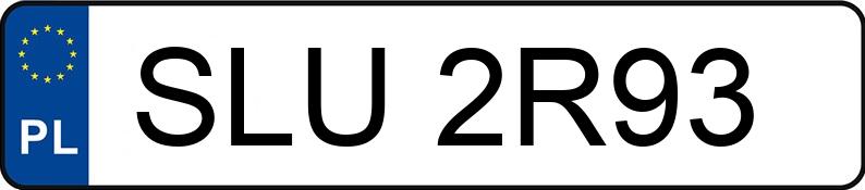 Numer rejestracyjny SLU 2R93 posiada OPEL Astra Classic II 1.6 MR`04 E4 Astra Classic II 1.6 MR`04 E4 - SLU2R93