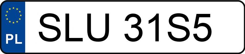 Numer rejestracyjny SLU 31S5 posiada PEUGEOT 206 - SLU31S5