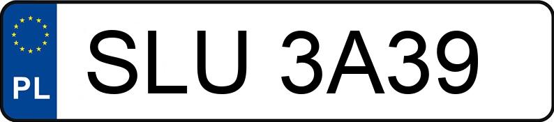 Numer rejestracyjny SLU 3A39 posiada OPEL VECTRA - SLU3A39 Numer rejestracyjny SLU 3A39 posiada OPEL VECTRA - SLU3A39
