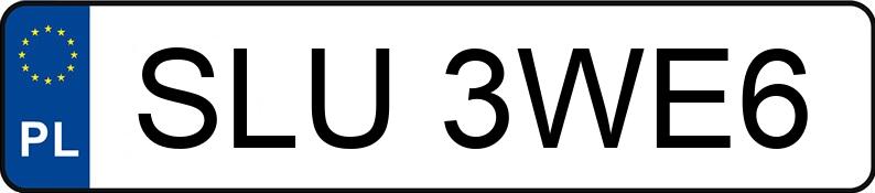 Numer rejestracyjny SLU3WE6 posiada BMW 320 Diesel Kat. MR`98 E46 320 Diesel Kat. MR`98 E46