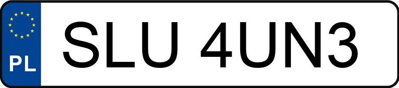 Numer rejestracyjny SLU 4UN3 posiada BMW 316i Kat. E36 316i Kat. E36 - SLU4UN3