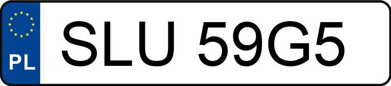 Numer rejestracyjny SLU59G5 posiada AUDI 80 Quattro 1.8 Kat. 81 80 Quattro 1.8 Kat. 81