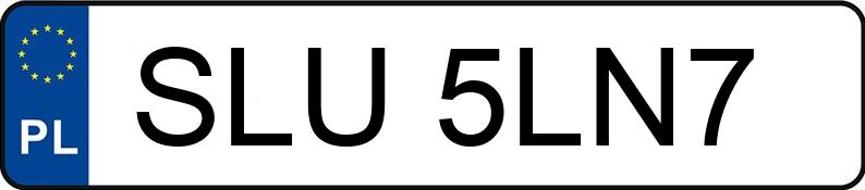 Numer rejestracyjny SLU 5LN7 posiada VOLKSWAGEN Golf II 1.3 Kat. GL - SLU5LN7 Numer rejestracyjny SLU 5LN7 posiada VOLKSWAGEN Golf II 1.3 Kat. GL - SLU5LN7