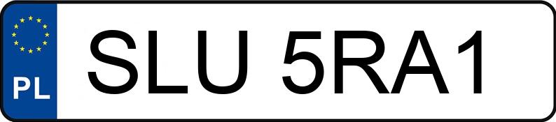 Numer rejestracyjny SLU 5RA1 posiada RENAULT Kangoo dCi MR`98 1.8t Express Confort - SLU5RA1