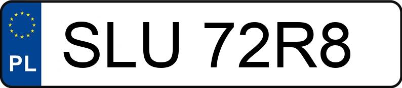 Numer rejestracyjny SLU 72R8 posiada VOLKSWAGEN GOLF - SLU72R8