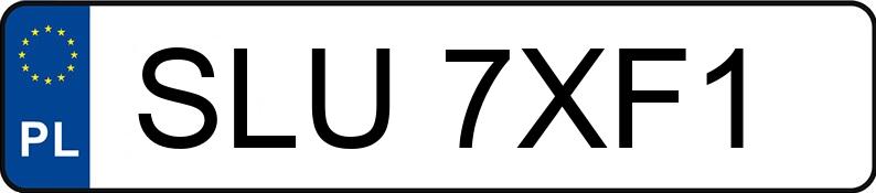 Numer rejestracyjny SLU 7XF1 posiada SKODA SUPERB - SLU7XF1 Numer rejestracyjny SLU 7XF1 posiada SKODA SUPERB - SLU7XF1