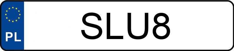 Numer rejestracyjny SLU 8 posiada CADILLAC ELDORADO - SLU8