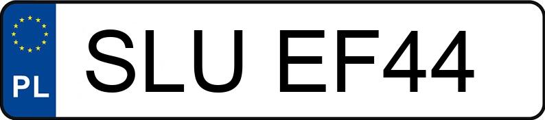 Numer rejestracyjny SLU EF44 posiada JEEP GRAND CHEROKEE - SLUEF44