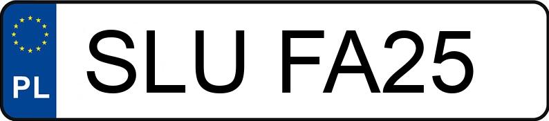 Numer rejestracyjny SLU FA25 posiada BMW X5 MR`10 E5 E70 xDrive35i Step - SLUFA25
