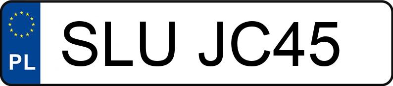 Numer rejestracyjny SLU JC45 posiada PORSCHE MACAN - SLUJC45