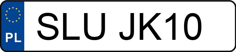 Numer rejestracyjny SLU JK10 posiada SEAT ATECA - SLUJK10 Numer rejestracyjny SLU JK10 posiada SEAT ATECA - SLUJK10
