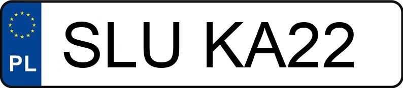 Numer rejestracyjny SLU KA22 posiada BMW 318i MR`04 E4 E90 318i MR`04 E4 E90 - SLUKA22