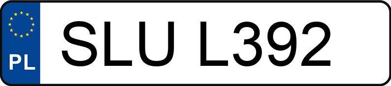 Numer rejestracyjny SLU L392 posiada CITROEN AX 1.4D - SLUL392 Numer rejestracyjny SLU L392 posiada CITROEN AX 1.4D - SLUL392
