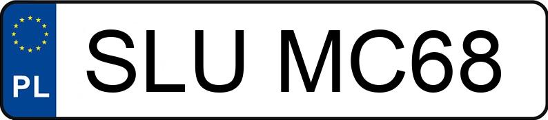 Numer rejestracyjny SLU MC68 posiada MERCEDES-BENZ GLS 550 - SLUMC68