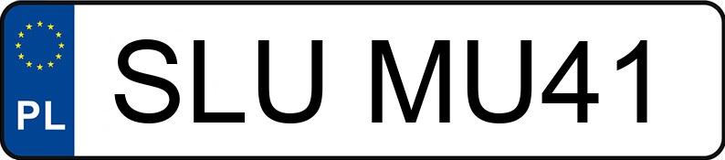 Numer rejestracyjny SLU MU41 posiada AUDI A4 2.0 Kat. MR`00 E3 8E A4 2.0 Kat. MR`00 E3 8E - SLUMU41