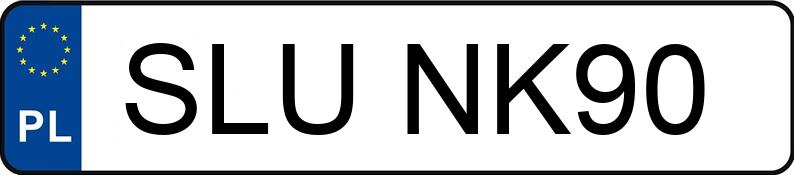 Numer rejestracyjny SLU NK90 posiada BMW 535i MR`10 E5 F10 535i MR`10 E5 F10 - SLUNK90