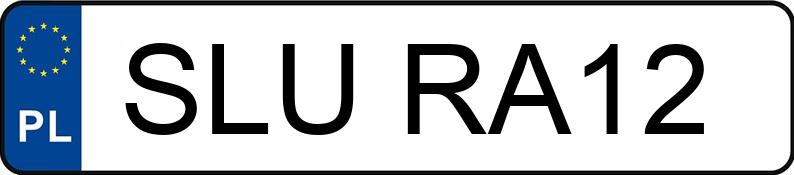 Numer rejestracyjny SLU RA12 posiada TESLA MODEL 3 003 - SLURA12