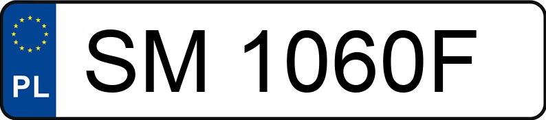 Numer rejestracyjny SM 1060F posiada OPEL ASTRA - SM1060F