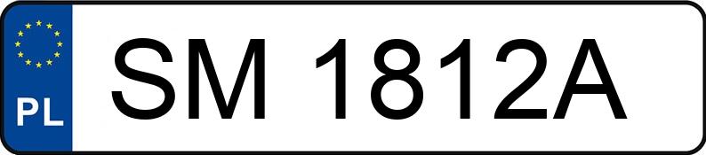 Numer rejestracyjny SM 1812A posiada OPEL INSIGNIA LIMOUSINE HB - SM1812A Numer rejestracyjny SM 1812A posiada OPEL INSIGNIA LIMOUSINE HB - SM1812A