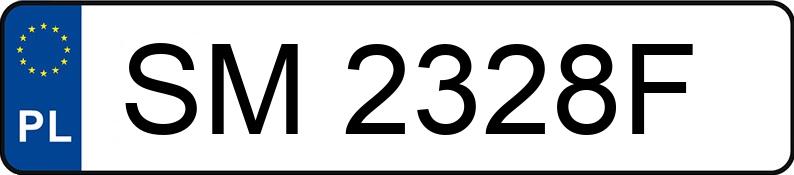 Numer rejestracyjny SM 2328F posiada MERCEDES-BENZ CLS 63 AMG - SM2328F