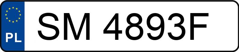 Numer rejestracyjny SM 4893F posiada HYUNDAI ELANTRA - SM4893F