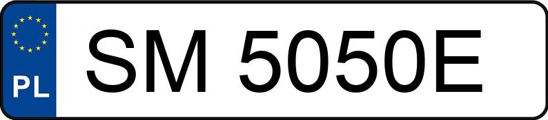Numer rejestracyjny SM 5050E posiada AUDI A5 - SM5050E Numer rejestracyjny SM 5050E posiada AUDI A5 - SM5050E